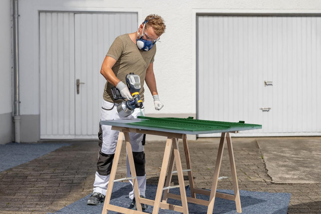 WAGNER FinishControl 4000 18V StandardSpray Kit - das mobile XVLP Akku-Farbsprühsystem inkl. Akku FC
