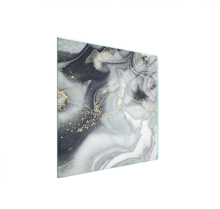 TMK ArtDeko Herdabdeckplatte 50x52 Einteilig Glas Induktion Herdschutz Spritzschutz Glasplatte Deko