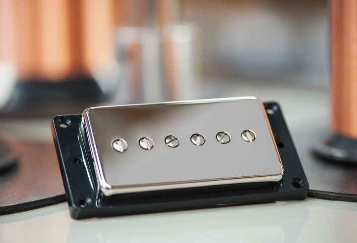 Seymour Duncan SPH90-1B-N Humbucker P90 Serie Phat Cat Silver Tonabnehmer für elektrische Gitarre