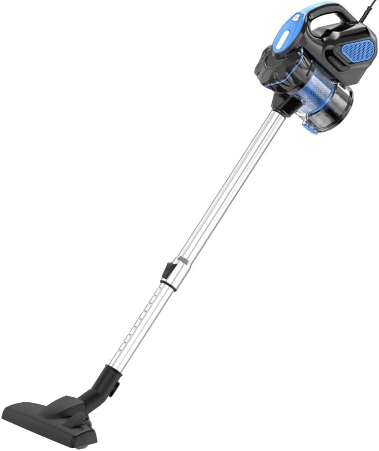 Emerio Staubsauger Zyklon 2in1 Hand- & Bodensauger mit starken 600 Watt, HEPA Filter, kraftvoller 17