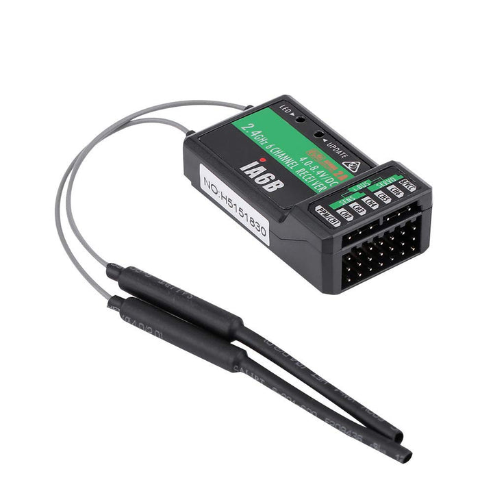 EVTSCAN RC Flysky FS-IA6B IA6B 2.4G 6CH RC-Empfänger PPM für FS-I6X FS-I6S I8 RC-Sender