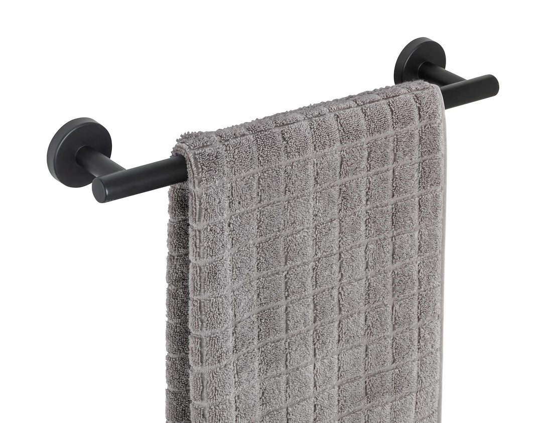 WENKO Badetuchstange Bosio, langer Handtuchhalter mit viel Platz für Badetücher, Duschtücher &amp; Handt