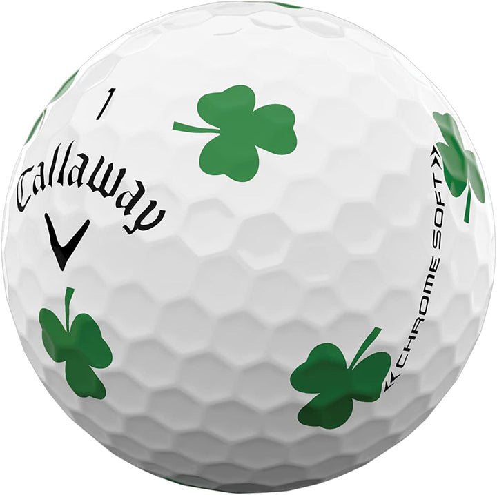Callaway Golf Chrome Soft Golfbälle (Serie 2022) Kleeblatt, Kleeblatt