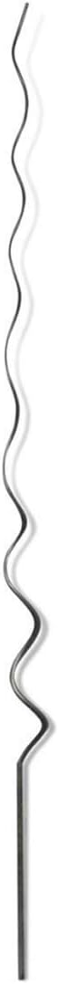 Novatool 50 Tomatenstäbe 150 cm x 5 mm Ø Tomatenspiralstäbe verzinkt Rankstäbe Tomatenstangen 150cm