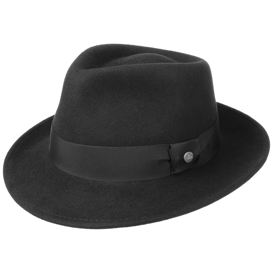 Lierys City Filzhut Wollfilzhut Damen Herren Wasserabweisend Packable Bogarthut Fedora Sommer Winter