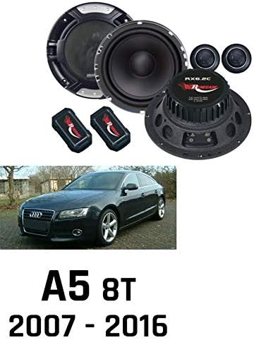 Renegade RX6.2C Oval 2-Wege 200W Autolautsprecher - Autolautsprecher (2-Wege, 200W, 100W, 4 Ohm, Neo