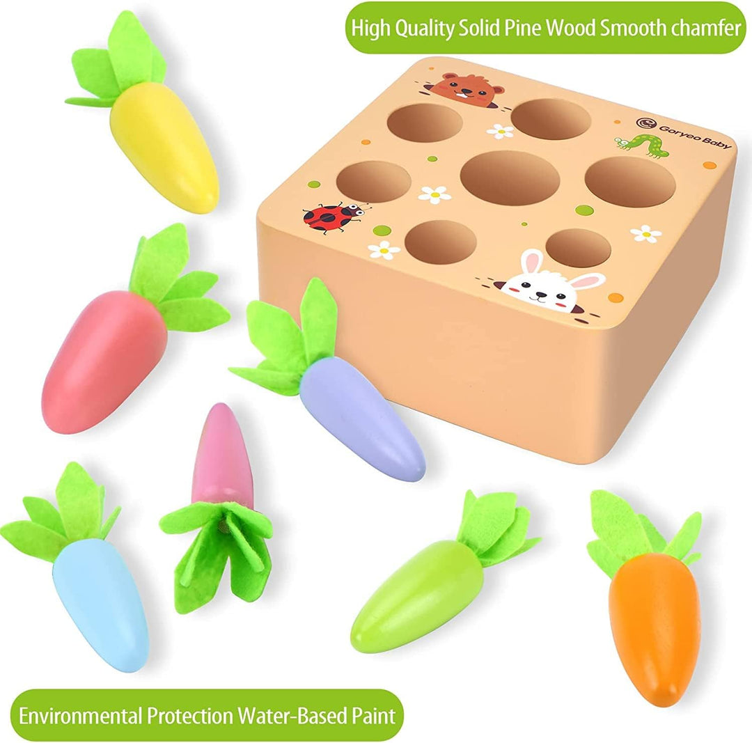Holzspielzeug ab 1 Jahr | Baby Motorik Spielzeug für 12 18 Monate Jungen Mädchen | Montessori Sortie