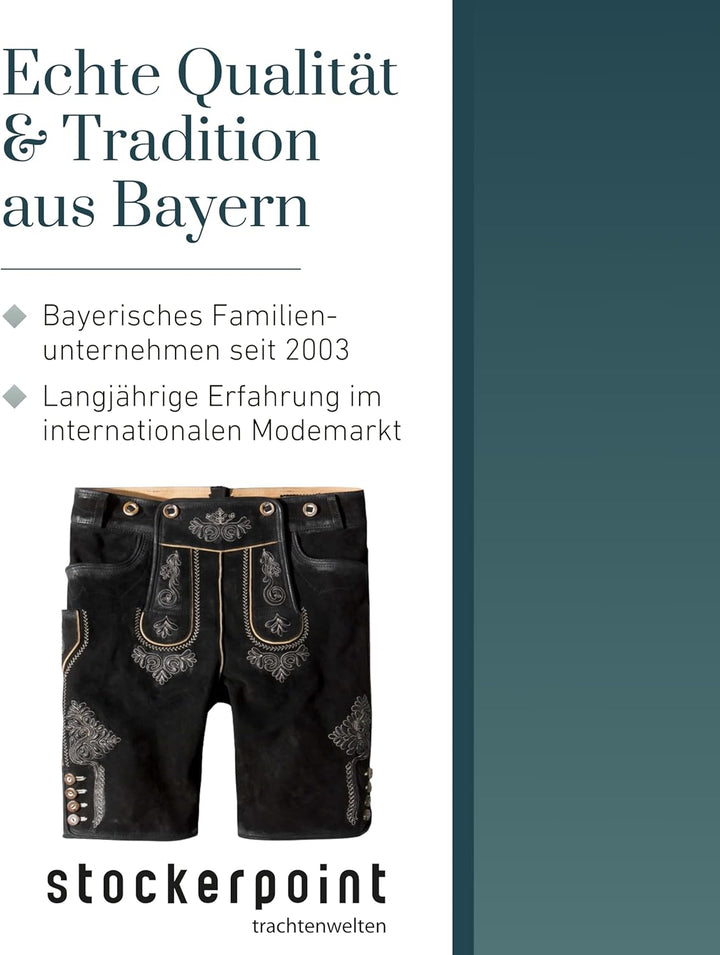 Stockerpoint Herren Hose 46 Schwarz Gespeckt, 46 Schwarz Gespeckt