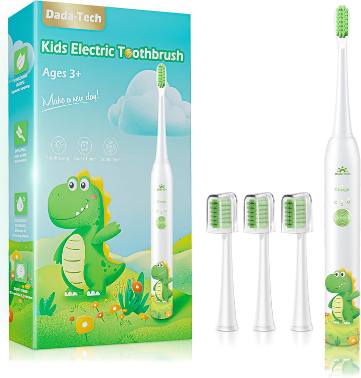 Zahnbürste Elektrisch Kinder ab 3-6-10-12 Jahre, Kinderzahnbürste Elektrisch mit Timer Gewohnheitsbi