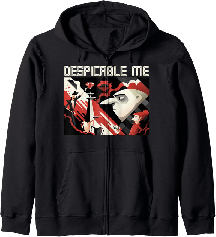 Despicable Me Minions Evildoers Abstract Kapuzenjacke