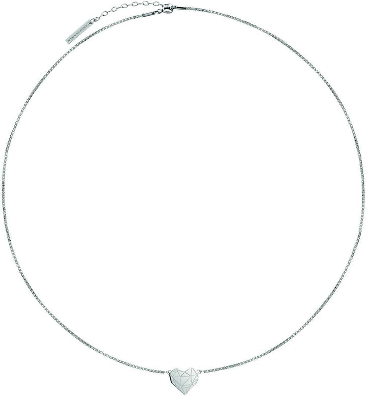 LIEBESKIND BERLIN Damen-Collier Edelstahl Silber Single, Silber Single