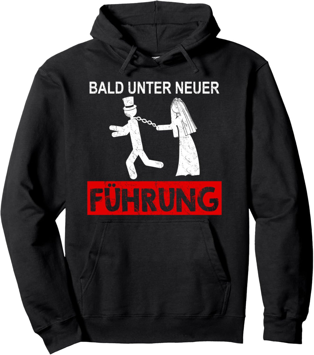Bald unter neuer Führung Ich heirate Groom Trauzeuge Ring Pullover Hoodie
