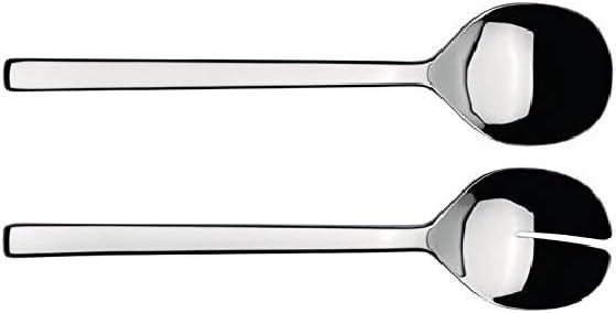Alessi "Ovale",Salatbesteck aus Edelstahl, 26 x 28.3 x 26 cm