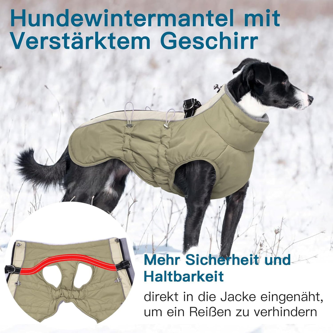 Hundemantel Winter, Warm Hundemantel Fleece, Ärmellose Hundejacke Grosse Hunde, Hundebekleidung Outf