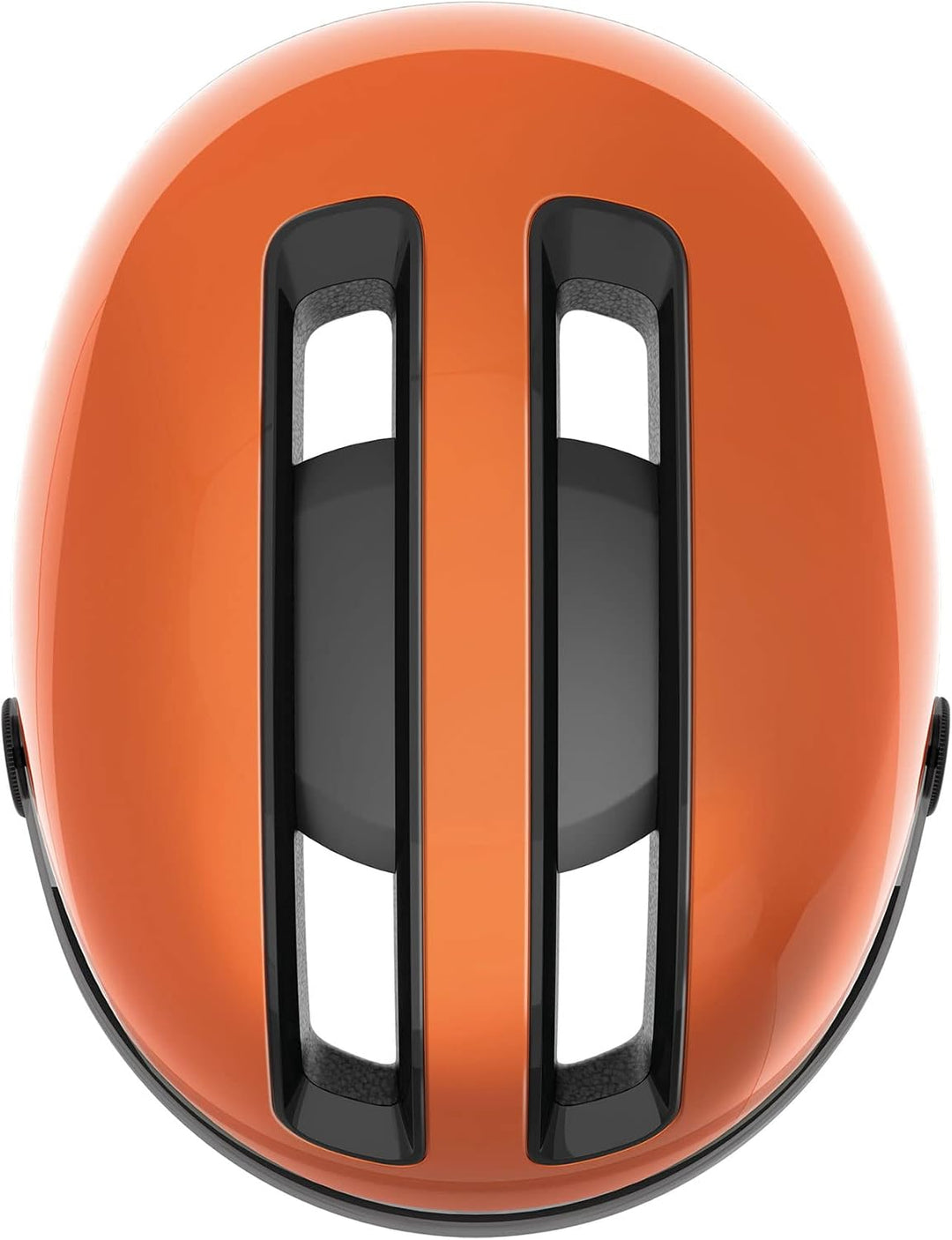 ABUS Stadthelm HUD-Y ACE - stylischer Fahrradhelm mit Visier und magnetischem, aufladbarem LED-Rückl