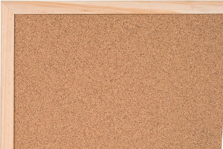 Bi-Office Korktafel / Pinnwand mit Holzrahmen- 5 Grössen wählbar - 80 x 60 cm 80 x 60 cm Single, 80