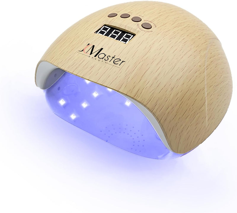 JCMaster UV Lampe für Gelnägel, Led Lampe Nägel mit 4 Timing-Modi mit LED Display-Platte, Nagellampe