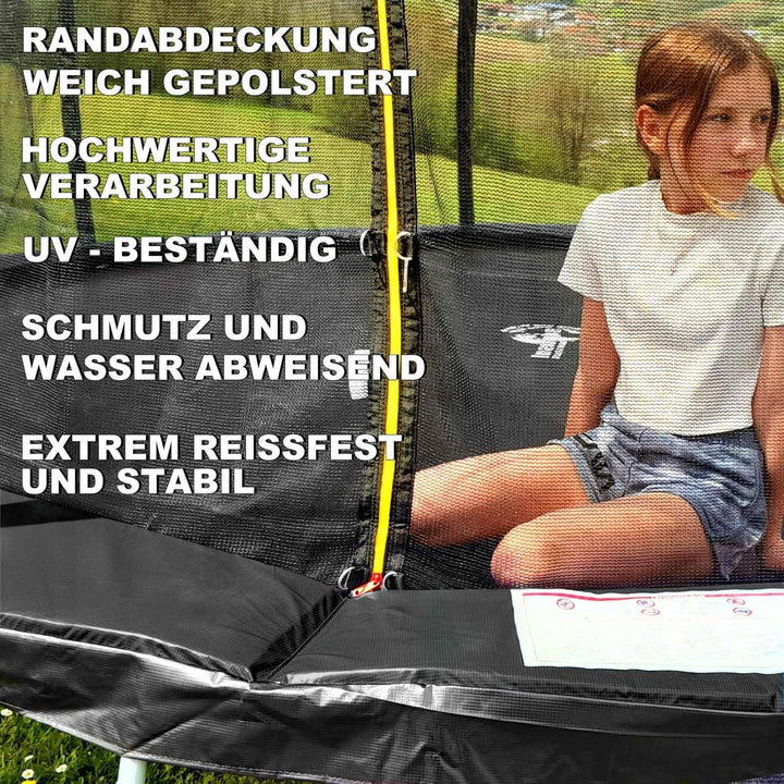 Baunsal® Trampolin Randabdeckung Ø 183 244 250 275 300 305 335 366 370 396 400 427 430 457 460 487 4