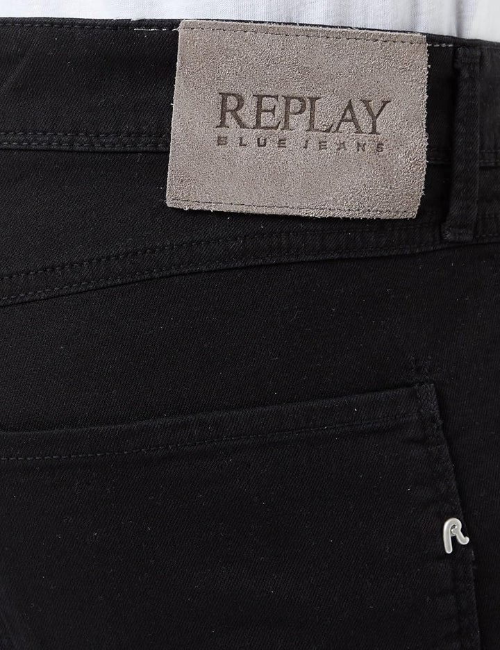 Replay Herren Anbass X-lite Jeans 28W / 34L 098 Black, 28W / 34L 098 Black