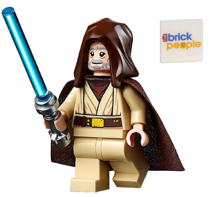 LEGO Star Wars: Obi Wan Kenobi Minifigur (alt mit Kapuze)