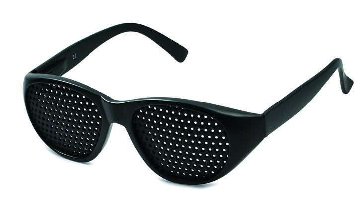 Rasterbrille 415-JGG ganzflächiger Raster, schwarz