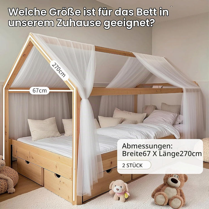 2 Stück Haus-Bettwäsche-Set, Bettdecke für die Heimbett-Dekoration, Bettdecke Haus-Dekoration für Ju