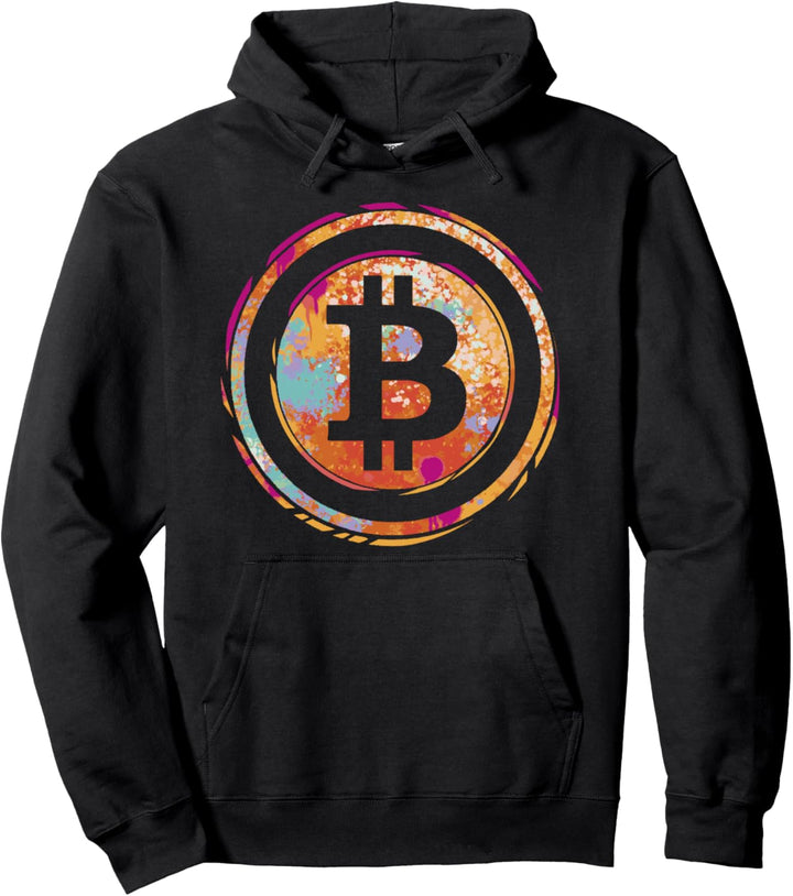 Bitcoin BTC Symbol | Crypto Blockchain und Bitcoin Pullover Hoodie