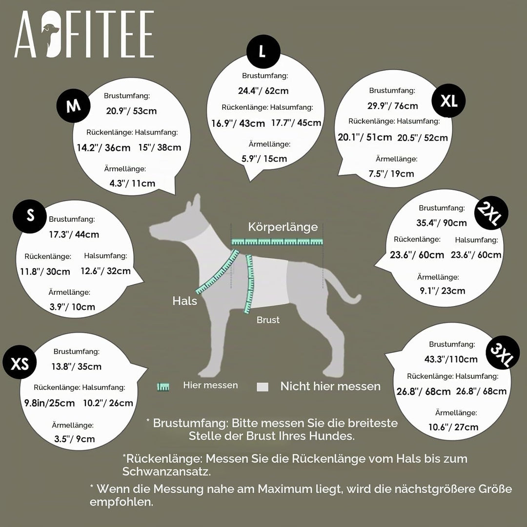 AOFITEE Winteroverall für Hunde - Wasserdichter Hundemantel für Kleine Hunde mit Beinen, Winter Warm