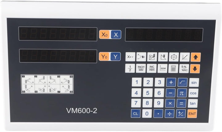 2-Achsen-Digitalanzeige LCD-Hochpräzisions-Encoder, Teile mit linearer Bewegung Encoder mit Touch-Ta