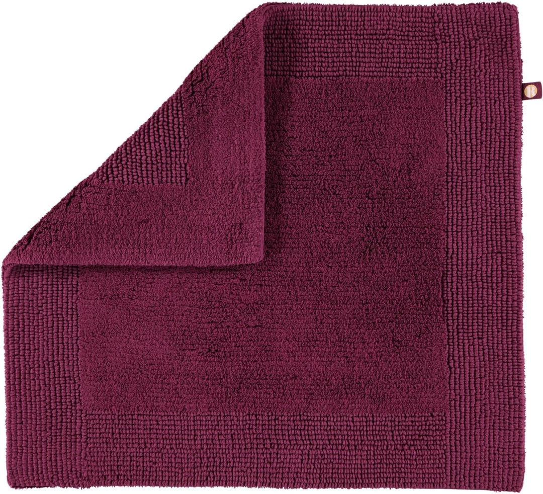 RHOMTUFT Prestige Badvorleger, 100% Baumwolle, 237 Brombeer, 60 x 60 cm, WC-Vorleger ohne Passform 6