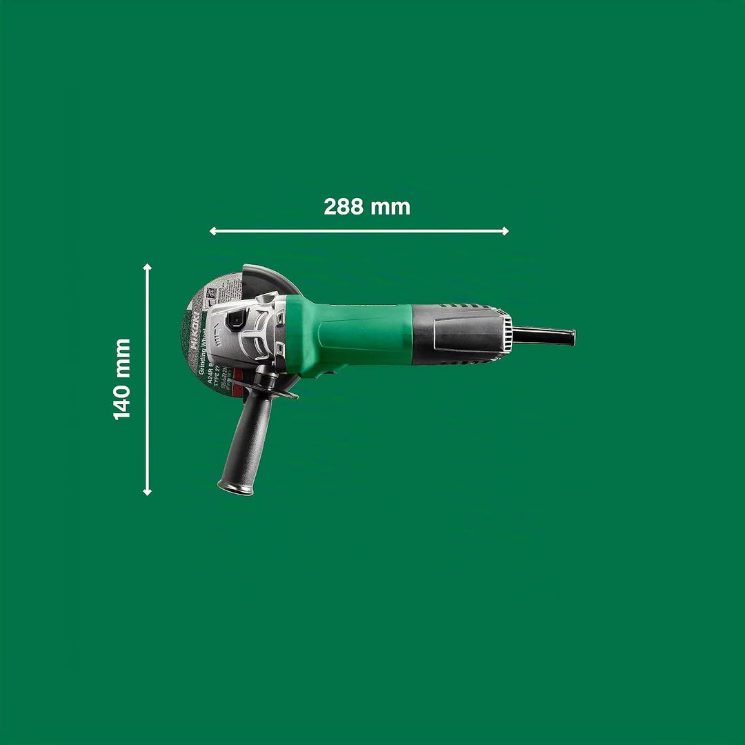 HIKOKI Winkelschleifer, G13SB4 (im Karton) Durchmesser 125mm mit Wiederanlaufschutz, (1400W) 230V, S