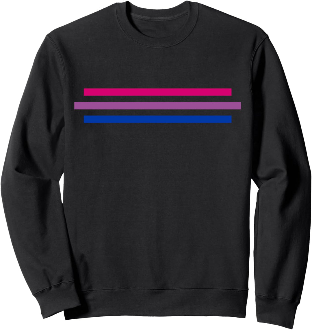 Bisexuelle Flagge Farben LGBTQ Stolz Bisexuell Sweatshirt