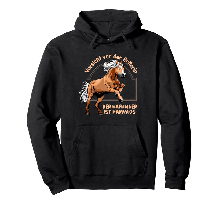Haflinger Reiterin Pferd Pony Reiten Pullover Hoodie