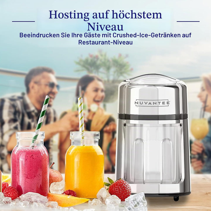 Nuvantee Eiszerkleinerer aus rostfreier Zinklegierung, Verchromte