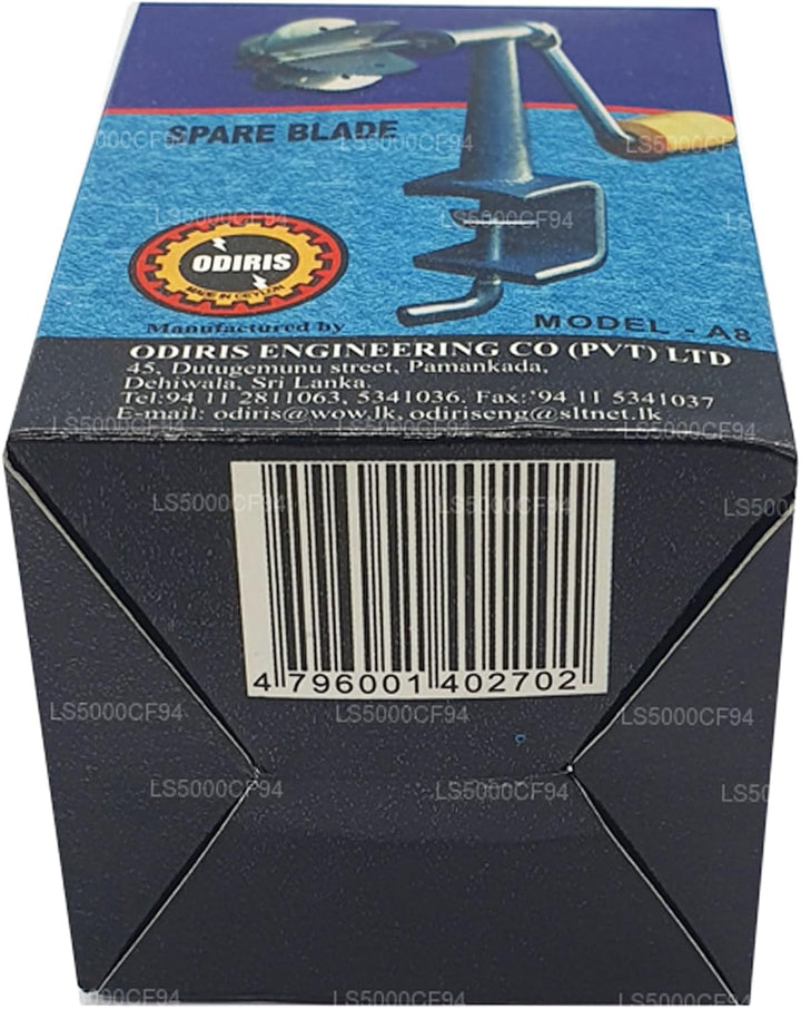 Klinge für Kokosnuss-Reibe-Schaber – 1 Klinge mit gratis Sicherheitsabdeckung 3 - 3 - 4 inch, 3 - 3