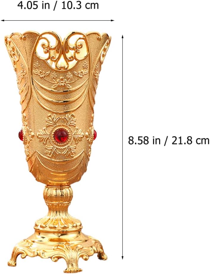 Angoily Dekorative Vase Tischvase Hochzeit Blumenvase Goldene Blumenvasen Hochzeitsvase Hochzeitsdek