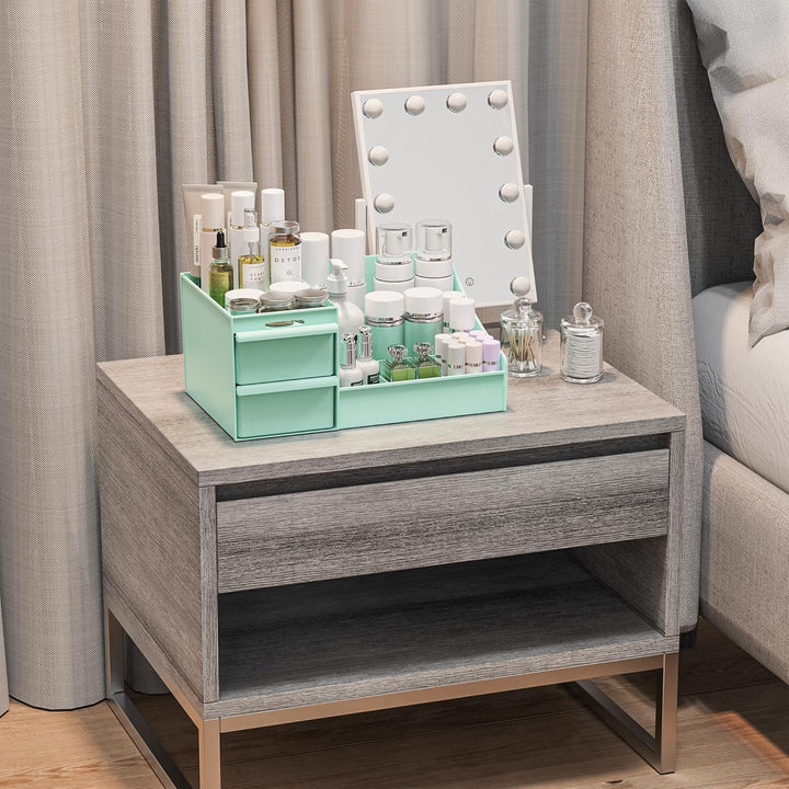 Make Up Kosmetik Organizer mit Schubladen, Makeup Organizer Aufbewahrung Kosmetikbox für Waschtische