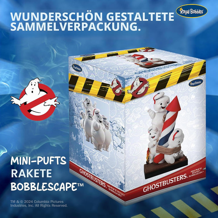 Royal Bobbles Ghostbusters Afterlife Mini Pufts Rocket Bobblescape, Polyresin Premium lebensechte Fi