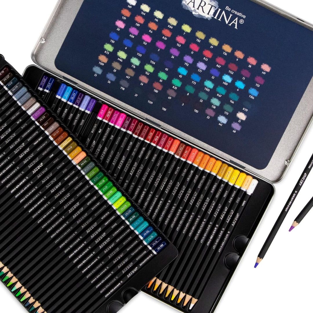 Artina Expertilo XL Buntstifte Set 72er Professionell - FSC®-zertifiziertes Stifte Set Farbstifte br