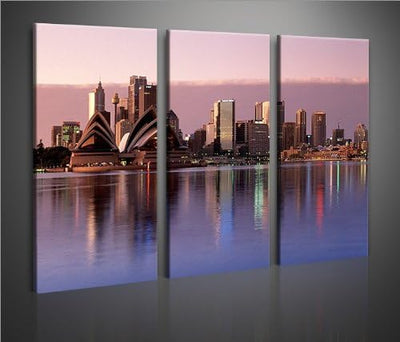 islandburner Bild Bilder auf Leinwand Sydney XXL Poster Leinwandbild Wandbild art up your life ®