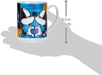 Egan Set 2 Mug Stapelbar Mickey mit 2 Tischset WMSET/21 blau