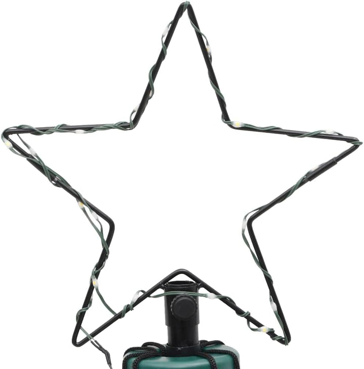 vidaXL LED Weihnachtsbaum Kegelform Tannenbaum Lichterbaum Weihnachtsdeko Stern Beleuchtung Aussen B