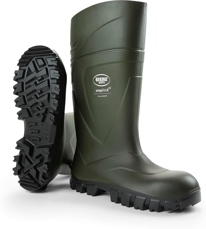 Bekina Steplite X O4 Robuste Sicherheitsstiefel für Herren und Damen ohne Stahlkappe, rutschfest, We