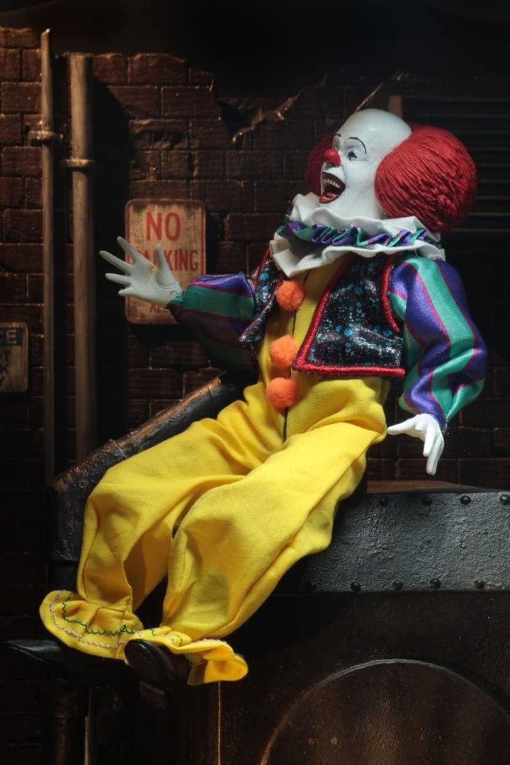 NECA IT 1990 Pennywise 8" Clothed Action Figure