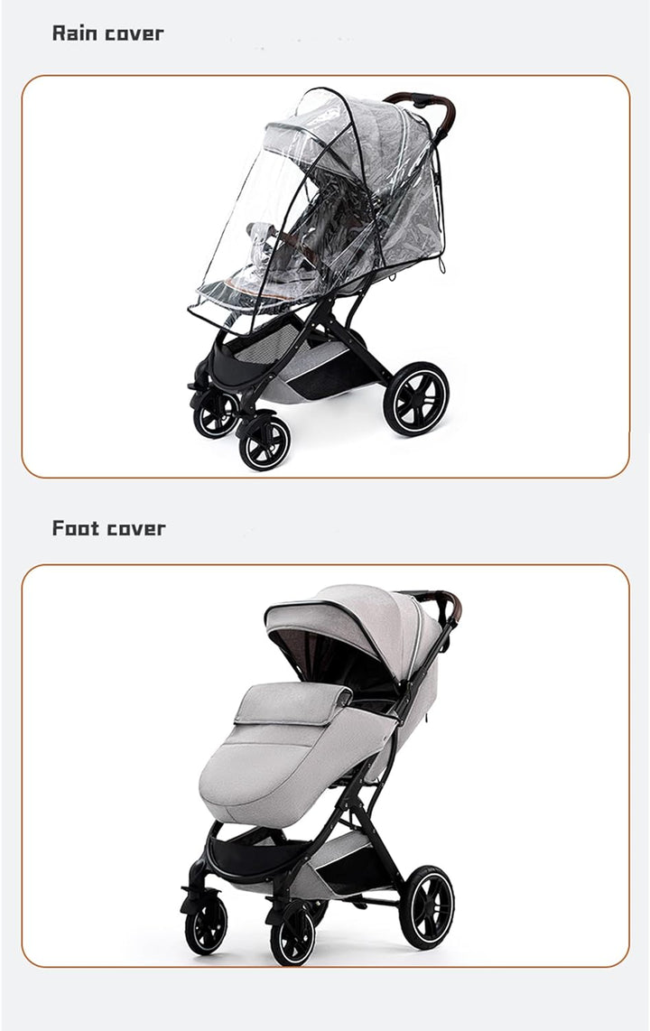 YAZOCO Kinderwagen, 0–4 Jahre buggy klein Zusammenklappbar, 0–22 kg,buggy klein zusammenklappbar, Fu