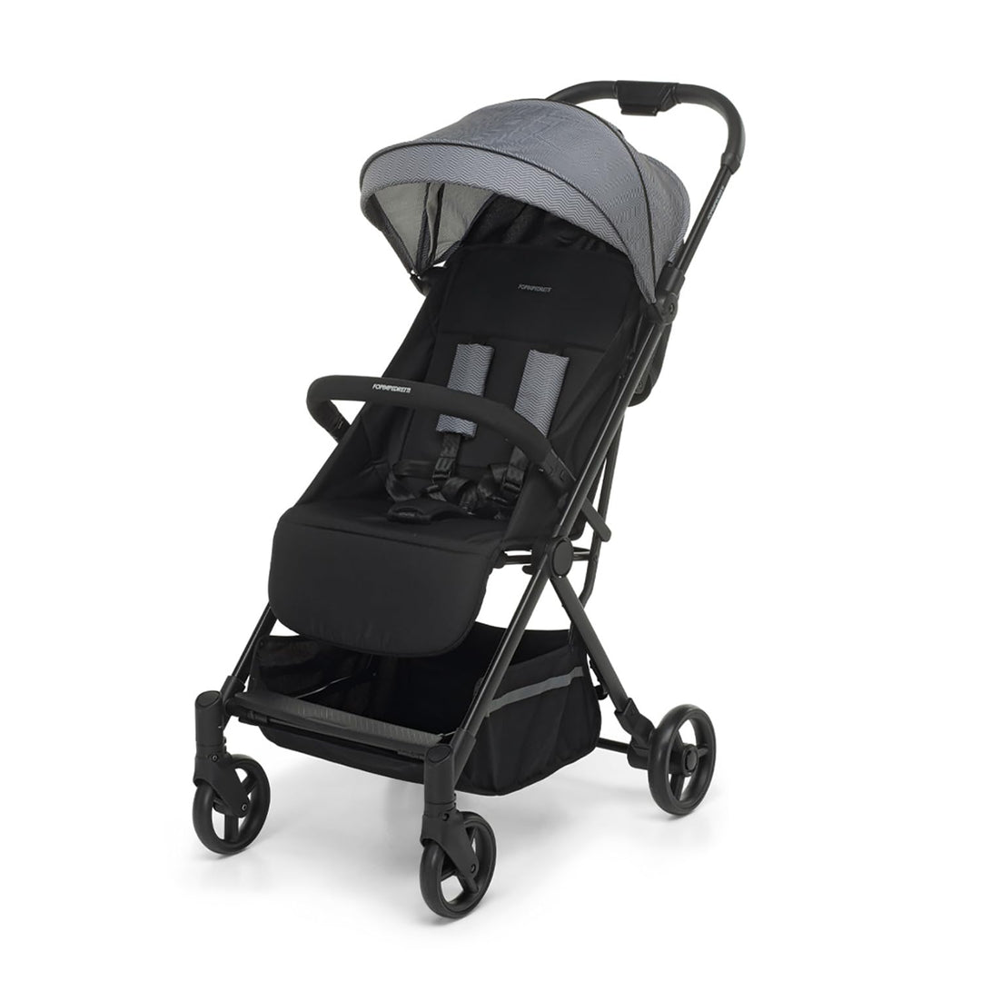Foppapedretti Kompakter Kinderwagen Voilà, für Kinder 0-22 kg (0-4 Jahre), 1-Hand-Verschluss, Self-S
