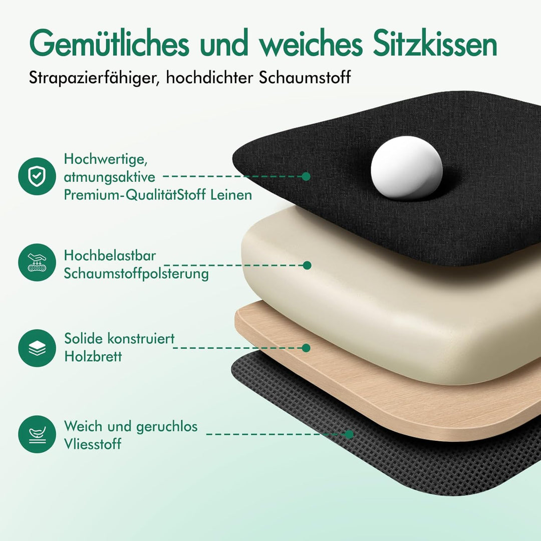 ALFORDSON Bürostuhl, zweischichtiger Schreibtischstuhl mit 150° Neigung und 360° Drehung, Drehstuhl