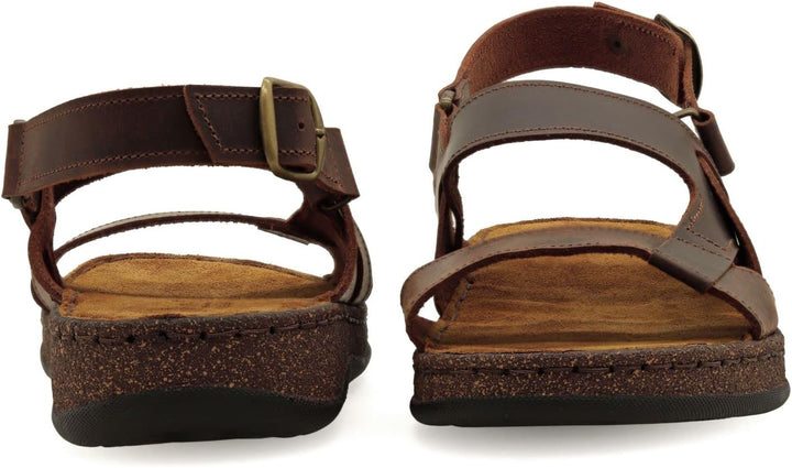 Emmanuela Antike griechische Leder Sandalen für Herren, handgefertigte Herren Sandalen mit offenen Z