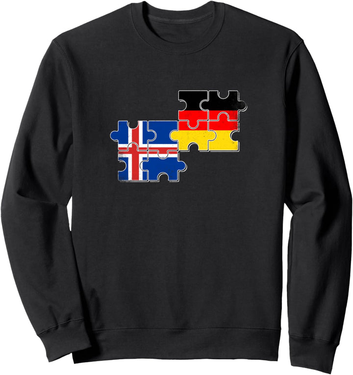 Island Deutschland Flagge Iceland Isländer Sweatshirt