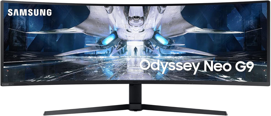 Samsung LS49AG954NU 124,5 cm (49 Zoll) 5120 x 1440 Pixel 5K Ultra HD LCD Schwarz, Weiss
